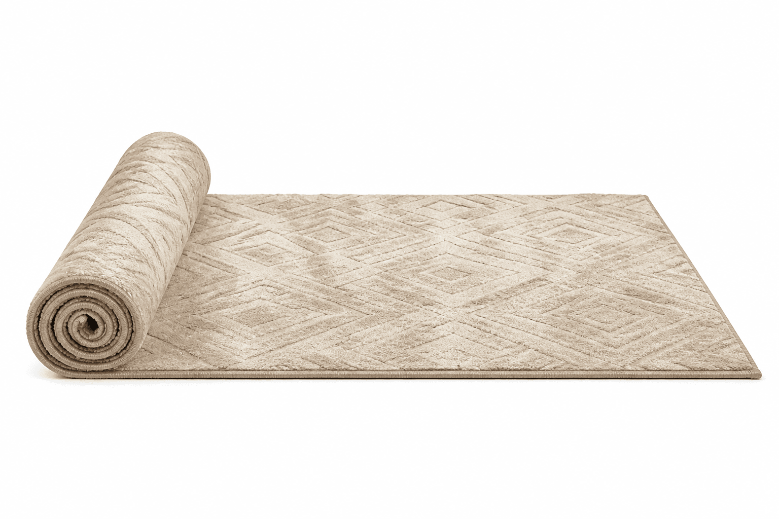 Area Rug Geometric Soft