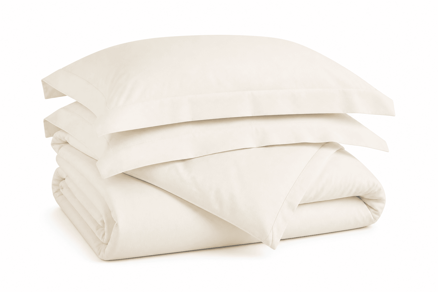 Cotton Duvet Cover Set Ivory