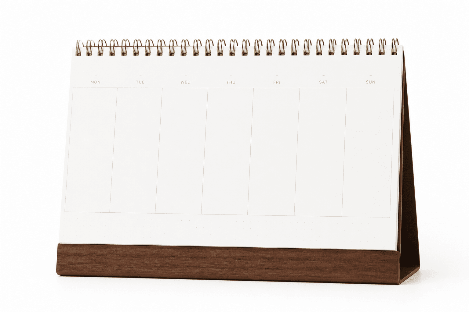 Desk Calendar Undated