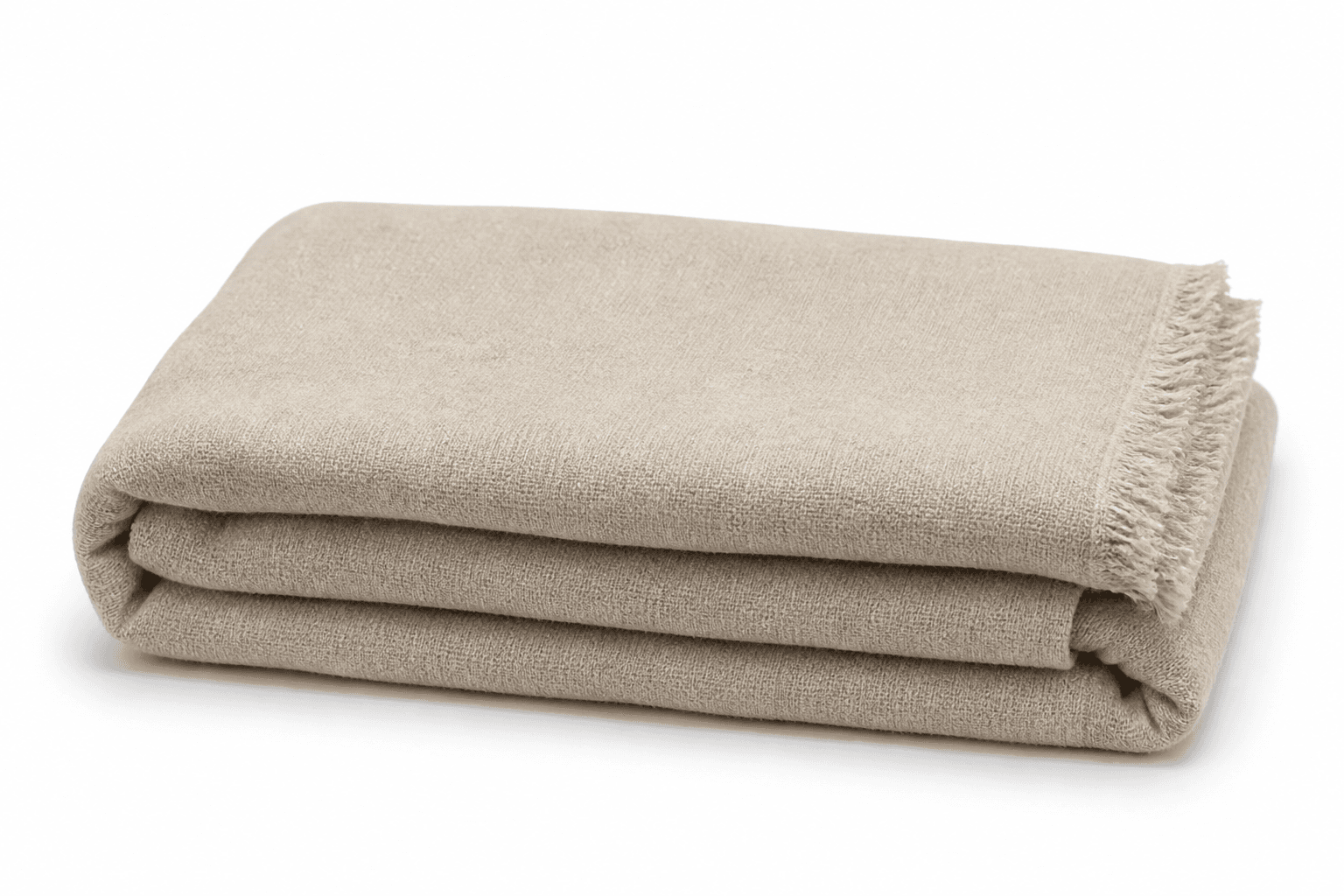 Linen Throw Blanket Sand